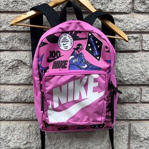Nike Fuchsia Graphic Backpack